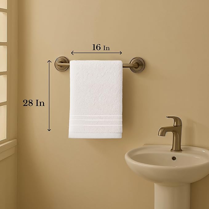 White Hand Towels for Bathroom - Image 3