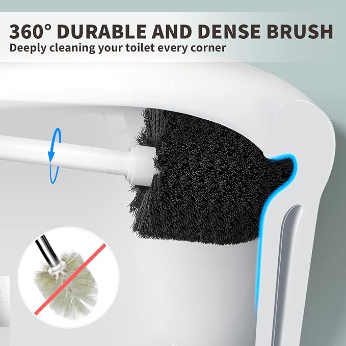 UPTRONIC Toilet Brush, Toilet Bowl Brush - Image 2