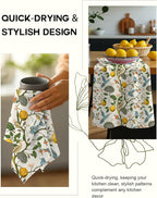 Flour Sack Kitchen Towels Set of 2-18x26 Cotton Dish Towels - Image 4