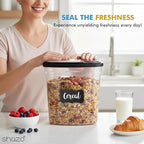 Shazo 3 PC Cereal Container Storage Set - Image 5