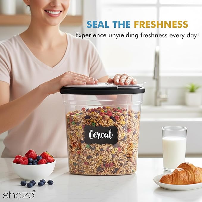 Shazo 3 PC Cereal Container Storage Set - Image 5