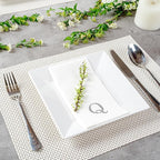 Luxenap 15.8 X 7.9 Inch Linen-Feel Guest Towels, 50 Lettered Hand Towels - Image 3