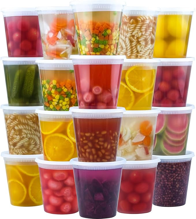 50 Set 32 oz Deli Containers by Dealusy