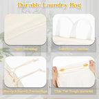 Heavy Duty Laundry Bag, Laundry Basket Liner Replacement, Drawsting Top - Image 5