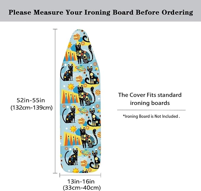 Black Cat Ironing Board Covers - Image 5