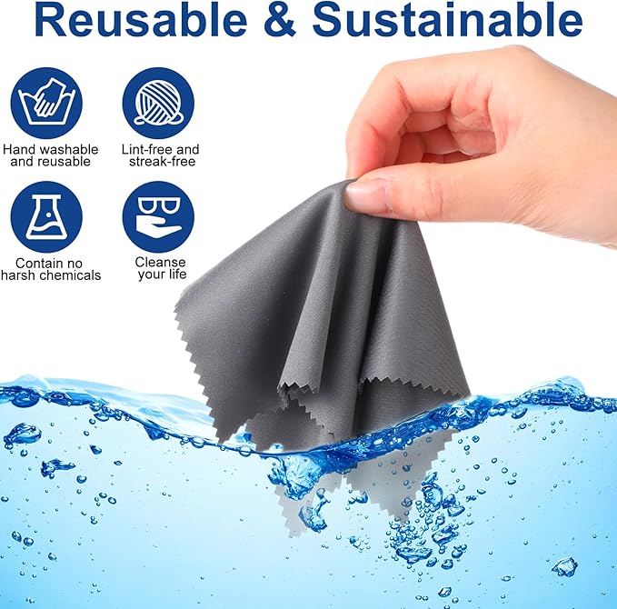 Frienda 50 Pcs Microfiber Cleaning Cloth - Image 3