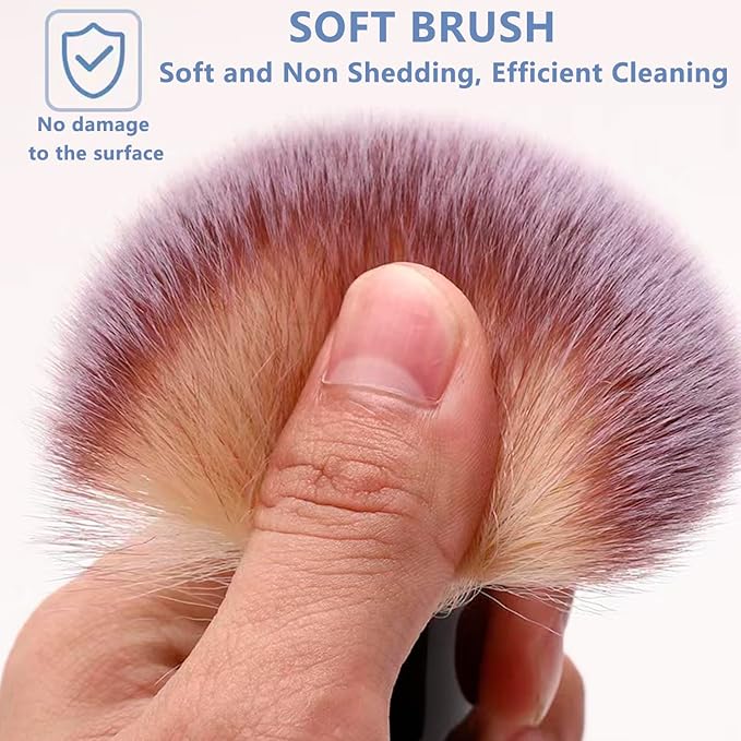 3 Pack Microfiber Duster, Small Dust Brushes, Feather Duster, Soft Fibers - Image 3