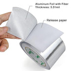 BOMEI PACK Adhesive Aluminum Foil Heat Shield Tape Barrier 3in x 66ft, - Image 4