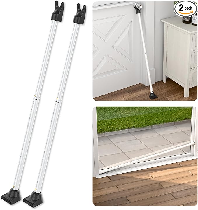 SECURITYMAN 3-in-1 Door Security Bar & Sliding Patio Door Security Bar via by SECURITYMAN