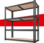 REIBII 40" W Garage Shelving 2000LBS Storage Shelves Adjustable Metal Shelving 4 Tier Metal Shelves Pantry Shelf for Garage Closet Kitchen Basement 40" W x 19.7''D x 60''H - Image 9