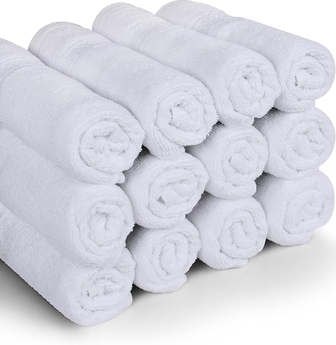 Utopia Towels 12 Pack Premium Wash Cloths Set, 12 by 12 Inches, 100% Cotton - Image 6