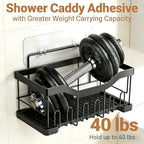 5 Pack Shower Caddy Adhesive Replacement, WaterProof Strong Shower Shelf - Image 4