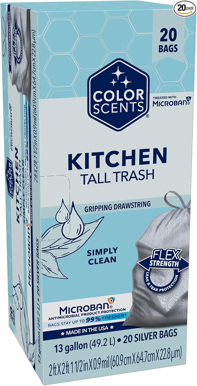 Color Scents Tall Kitchen Trash Bags by ColorScents
