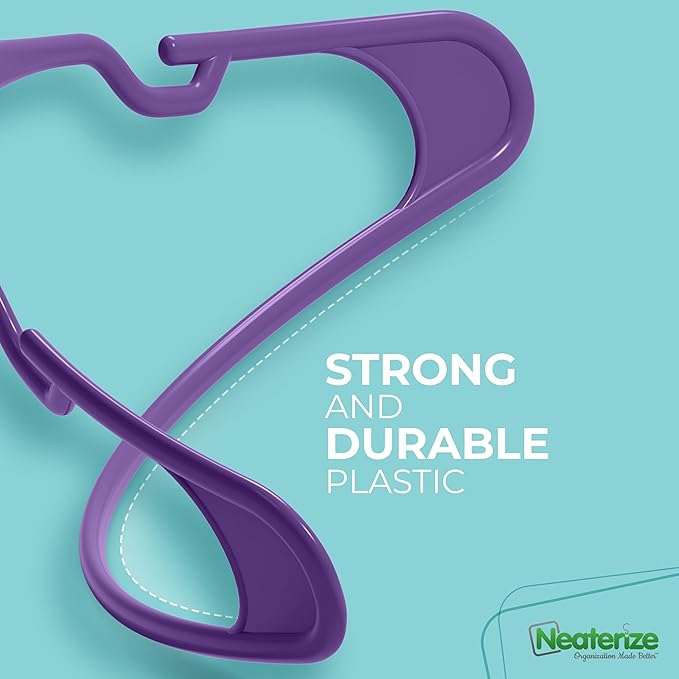 NEATERIZE Clothes Hangers Plastic 20 Pack - Image 6