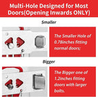 Portable Door Lock 2Pack Extra Lock - Image 2