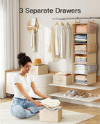 Pipishell 6-Shelf Hanging Closet Organizer, - Image 2
