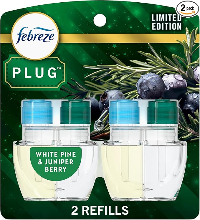 Febreze Odor-Fighting Fade Defy PLUG Air Freshener White Pine & Juniper Berry by Febreze