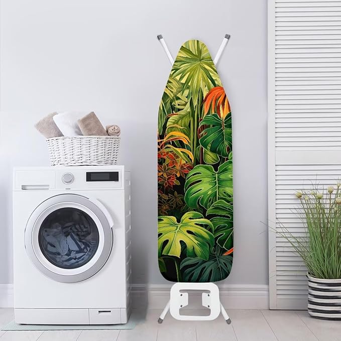 Tropical Palm Tree Leaf Ironing Board Cover - Image 4