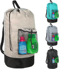 Laundry Bag Backpack with Shoulder Straps and Mesh Pocket Laundry Backpack by TrailmakerBuiltforLife%E2%80%99sAdventuresBigandSmall