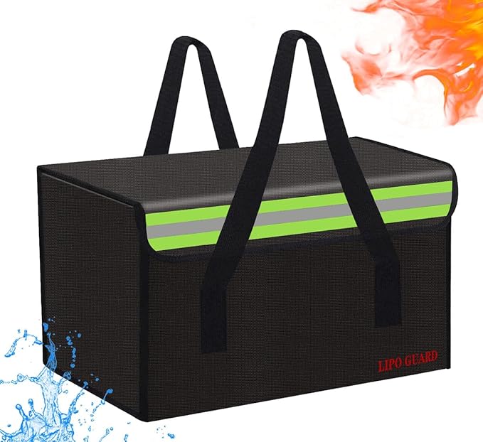 Lipo Battery Safe Bag Large Capatity Fireproof Bag by Unknown