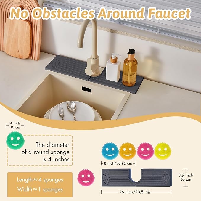 Kitchen Faucet Absorbent Mat - Image 3