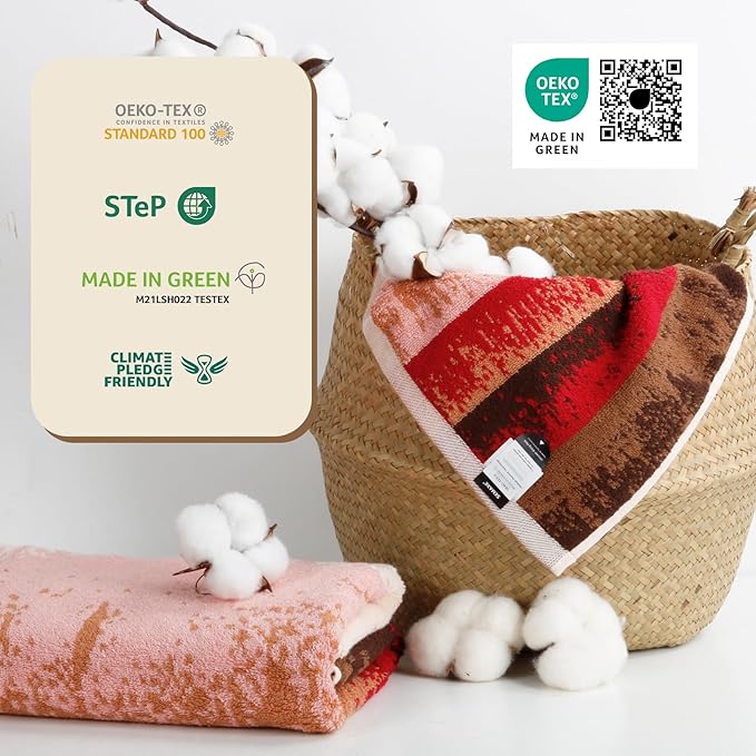 SEMAXE Luxury Bath Towel for Bathroom, 100% Cotton Towel - Image 4