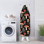 Mushroom Print Ironing Board Cover, Tropical Leaves Printed Iron Board Cover - Image 3