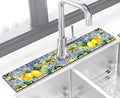 Kitchen Sink Splash Guard Faucet Mat Super Absorbent Fast Drying Mat Sink by THIDEAPE