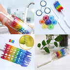 Rayhee Bottle Brush Cleaner-Baby Milk Bottle Cleaner Soft Silicone Bottle - Image 4