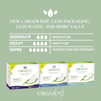 Organyc New and Improved 100% Certified Organic Cotton Inside and Out Overnight - Image 3