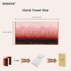 SEMAXE 12 Pack Hand Towels for Bathroom, 100% Cotton Towels - Image 2