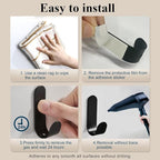 Adhesive Towel Hooks, Waterproof Oilproof Rustproof - Image 6