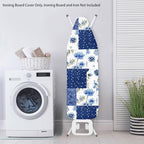 Sprowallow Flowers Ironing Board Cover Standard Size Scorch Resistant Padding - Image 3