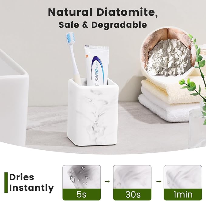 Luxspire Toothbrush Holders, Fast Drying Toothbrush Holders - Image 4