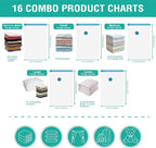 Space Saver Storage Bags, Compression Vacuum Sealer Bags - Image 5