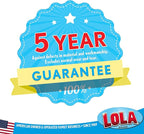 Toilet Brush and Holder Set, by LOLA, 6 Pack, Classic Version, Durable Bristles - Image 5