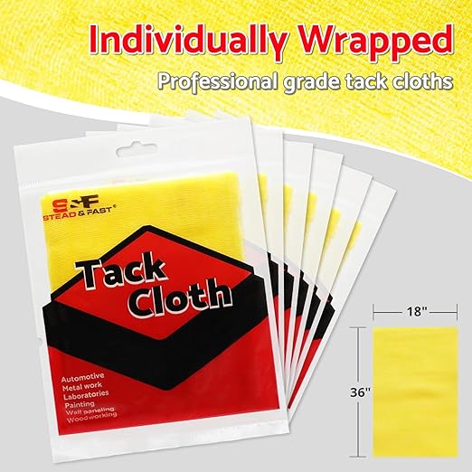 S&F STEAD & FAST Tack Cloth, Heavy Duty High Density 28×24 Mesh, Tack Cloths - Image 2