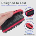 Carpet and Upholstery Cleaning Brush, Carpet Scrubber Stiff Bristle Detailing - Image 3