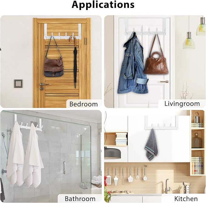 Over The Door Hooks, Door Hanger Hooks - Image 7