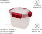Joseph Joseph Nest Lock 8-piece Plastic BPA Free Food Storage Container Set - Image 4