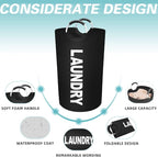 StorageRight 75L Large Laundry Basket, Laundry Hamper, Dirty Clothes Hamper - Image 3