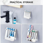 Electric Toothbrush Head Holder Adhesive or Tabletop, Tooth Brush Holder - Image 7