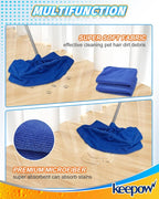 KEEPOW 6PCS Extra Large Microfiber Cleaning Cloth, Lint and Streak Free - Image 4