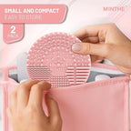 MINTHE™ Makeup Brush Cleaner Mat | 2 Pack | Silicone Make up Cleaning Pad - Image 7