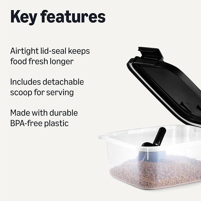 Amazon Basics Pet Food Storage Container 10lbs - Image 2