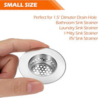 Bathroom Sink Strainer, Bathtub Lavatory Sink Drain Strainer Hair Catcher - Image 3