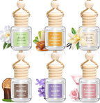 6 Pack Car Air Freshener for Women, Long Lasting Slow-Release Natural Essential by Unknown