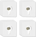 20 Pcs Heavy Duty Adhesive Picture Hooks – 33 lbs Load No-Nail Wall Hangers by Unknown