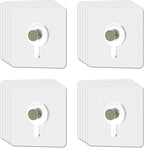 20 Pcs Heavy Duty Adhesive Picture Hooks – 33 lbs Load No-Nail Wall Hangers by Unknown