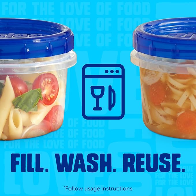 Ziploc Twist 'n Loc Food Storage Meal Prep Containers Variety Pack - Image 4